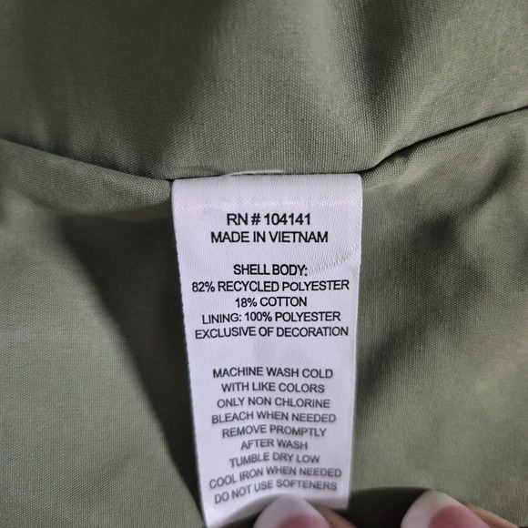 Alpine Design Jacket Mens XXL Military Green 1962 Sport Hooded ADM24710 NEW - Picture 7 of 12